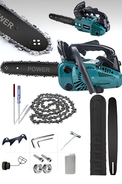 POWER BLACK Benzin Motorlu Mini Odun Dal Budama Ağaç Kesme Makinesi 25 Cc Agm