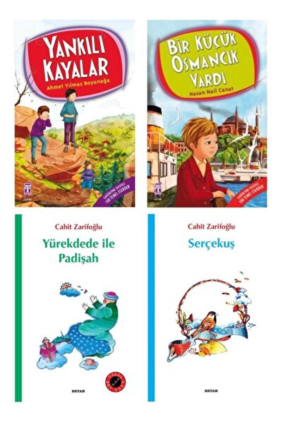 Timaş Yayınları Yürekdede İle Padişah + Serçekuş + Bir Küçük Osmancık Vardı +...