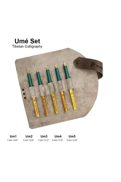 pratik pen Pratikpen Klasik Seri Kaligrafi Kalem Seti : Ume Set (Deri Kalemli...