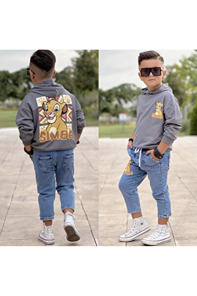 tunay moda Simba Jeans and sweat combo