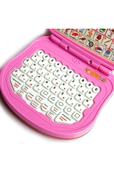Birlik Oyuncak Türkçe Ingilizce Melek Eğitici Laptop - Pembe