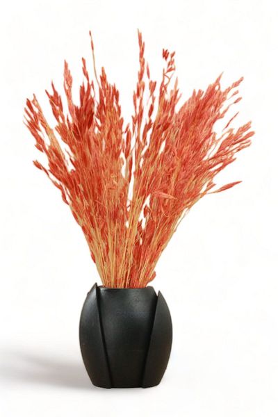 Evene Vase Small Vase Tabletop Vase Home Decoration Vase Black Color Model 14