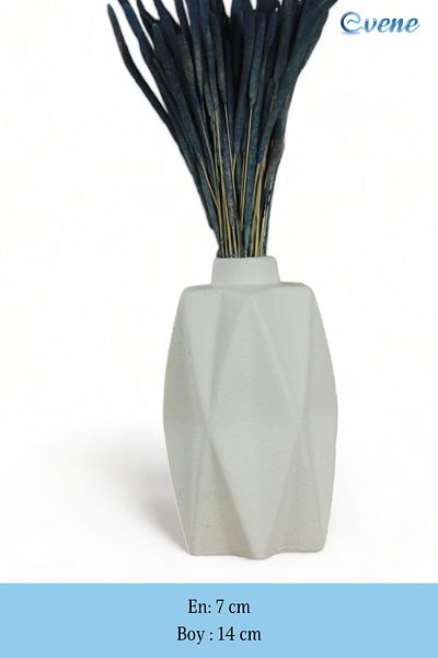 Evene Vase Small Vase Tabletop Vase Home Decoration Vase White Color Model 21