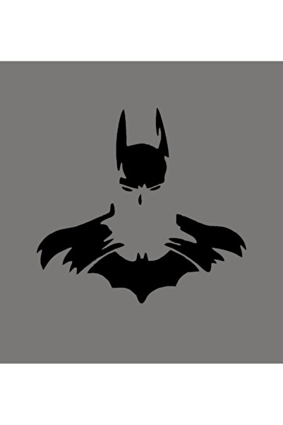 YAMANB Batman Sticker Araba Motorsiklet Oto Pc Sticker 14cm*13cm SİYAH