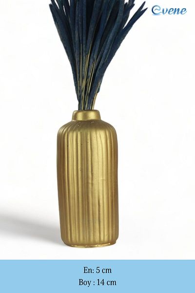 Evene Small Vase for Home Decoration - Table Top and Gold Color Model 22