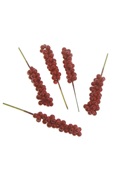 mutlu adım 10 قطع 7x2 سم زخرفة التوت كوكينا الاصطناعي بلاك بيري