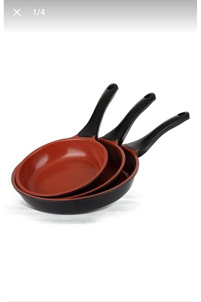 ThermoAD 3 Piece Pan Set Red