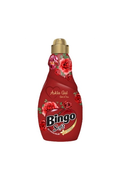 Bingo 6'lı Bingo Soft Yumuşatıcı Konsantre 1440 ml. Aşkla Gül