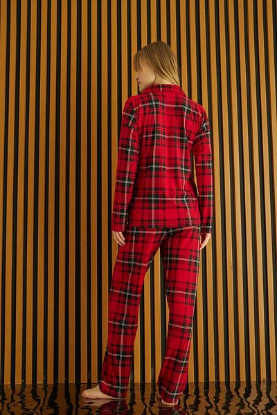 Pijamoni PIJAMONI SET PIJAMALE DAMA 5660 - VİŞNE
