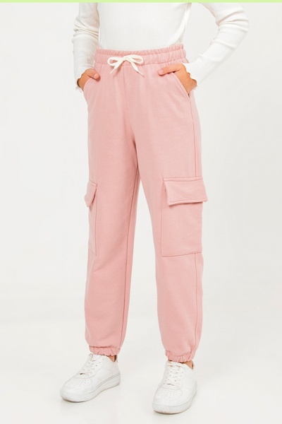 DMB BOYS & GIRLS Pantaloni de trening pentru fetita de 9-14 ani cu buzunare laterale