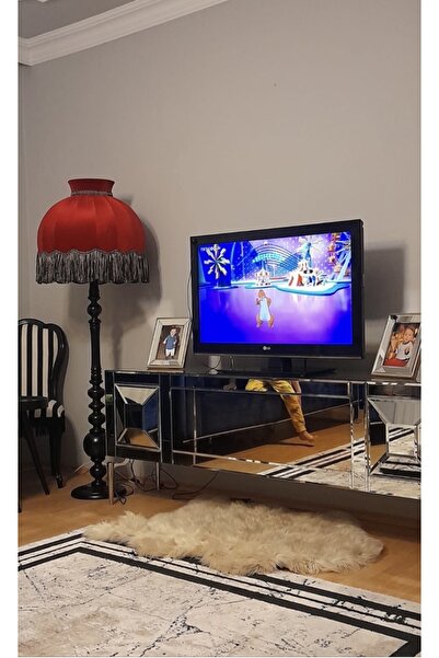 AYDIN SHOP Ayak Siyah Ahşap Ve Kırmızı Şapka