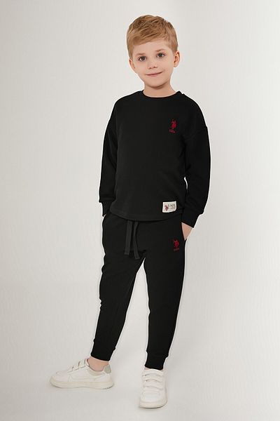 Polo sweat hot sale suit black