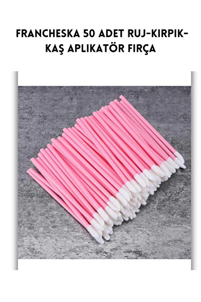 Francheska 50 قطعة من أداة تطبيق أحمر الشفاه والرموش والحواجب