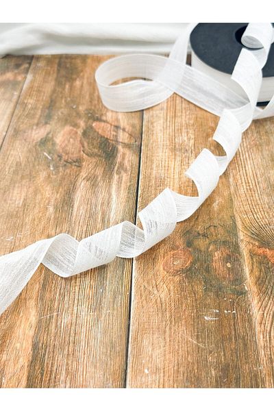 E Elmas Linen Ribbon Nopeli LINEN RIBBON 20 Mt 2.5cm