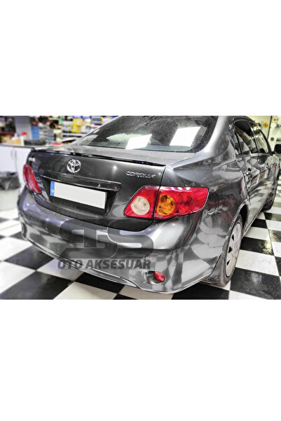 Furens Toyota Corolla 2007 - 2011 Bagaj Üstü Slim Spoiler Parlak Siyah