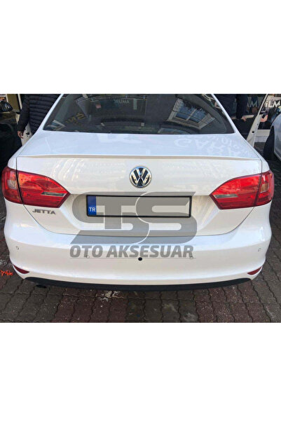 Furens Wv Jetta Mk6 Bagaj Üstü Slim Spoiler Piano Black Parlak Beyaz