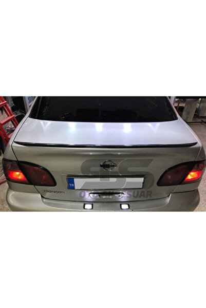 Furens Nissan Primera Bagaj Üstü Slim Spoiler Piano Black Parlak Siyah