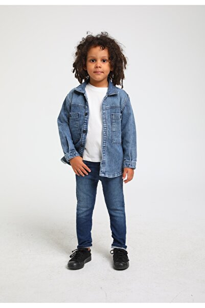 Little Wonder Clothing Unisex Uzun Kollu Beyaz Tshirt