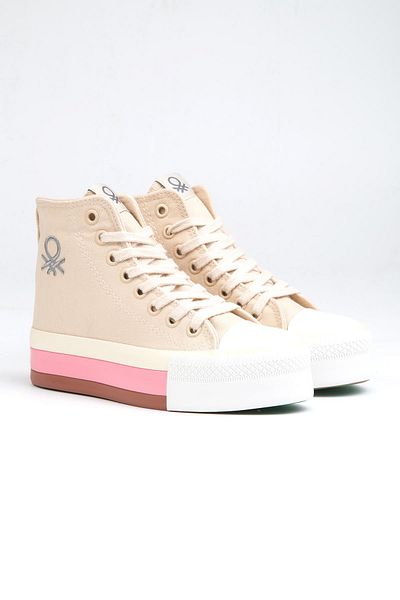 Benetton ® |   BN-30944 - 3114 Bej - Pantofi sport dama