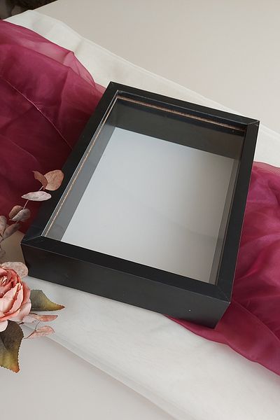 Verda Çerçeve No LED New Trend 25x35 Cm Black Deep Rose Design Frame!Rose Box Memory Frame!Unnamed