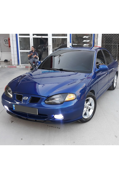 Furens Hyundai Elentra mk2 Cupra R Uyumlu Ön Lip Mat Siyah Ön Tampon Lip