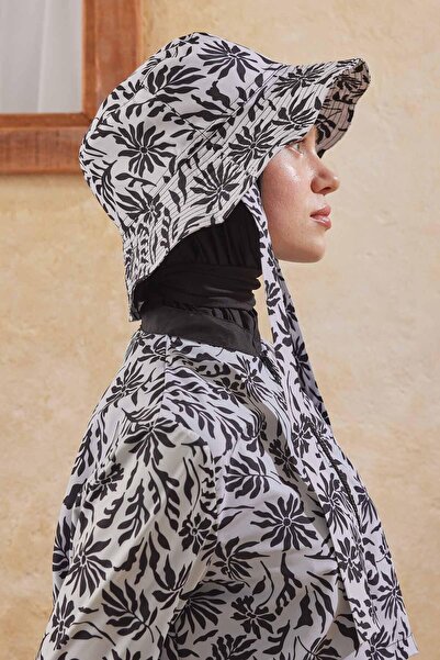 Manuka TIE KYBELOVÝ KLOBOUK KVĚTINOVÝ-ECRU