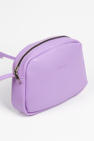 Newish Lilac Stylish and Comfortable Women's Crossbody Bag with Zippered Adjustable Shoulder Strap
