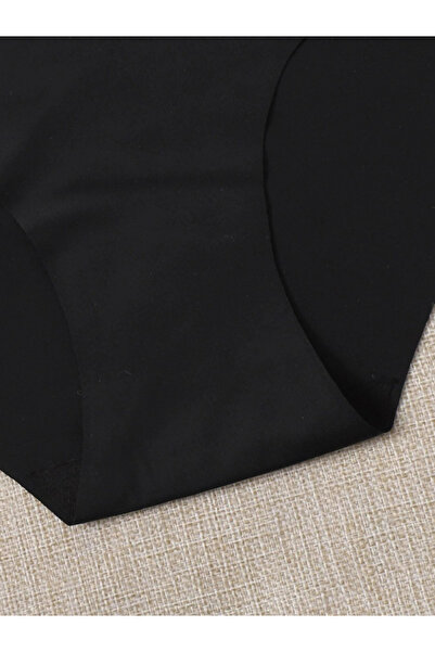 Adeniz Dámske 3-balenia bezšvové laserom strihané bikini slipové nohavičky s vysokým pásom