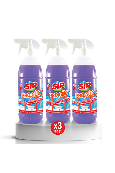 Sır Pro Güç Kir Ve Kireç Sökücü 1000 Ml 3'lü