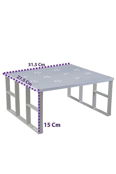 ORGANİZERS Craftsman Μεταλλικό ράφι οργάνωσης ντουλαπιών κουζίνας, ράφι ποτηριών, ράφι μπάνιου 1 τεμάχιο