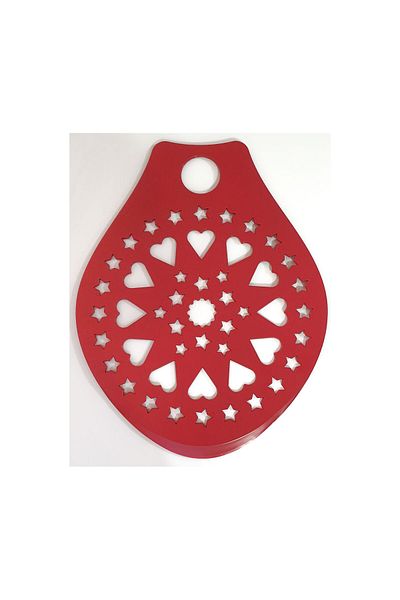 Pasta34 Cake Template and Cake Carrier Red