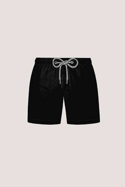 AYYILDIZ 104 Pantaloni scurți de mare pentru băiat negru