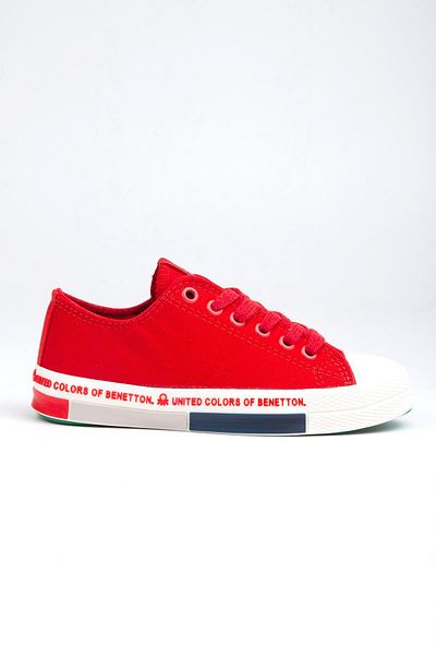 Benetton ® |   BN-70017 - 3374 Κόκκινο - Γυναικεία αθλητικά παπούτσια