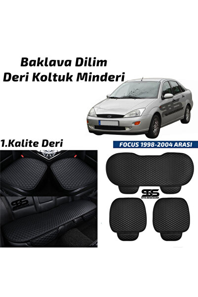 Furens FOCUS 1 1998–2004 Arası Siyah Deri Oto Koltuk Minderi