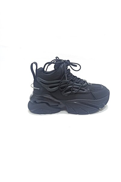 Guja SİYAH KADIN SNEAKER BOT AYAKKABI