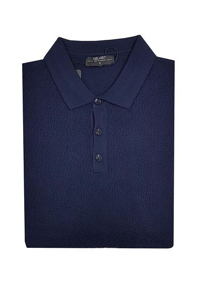 FABİO CASSANİ Мъжки пуловер с копчета и яка Dormen Slim Fit - 6330
