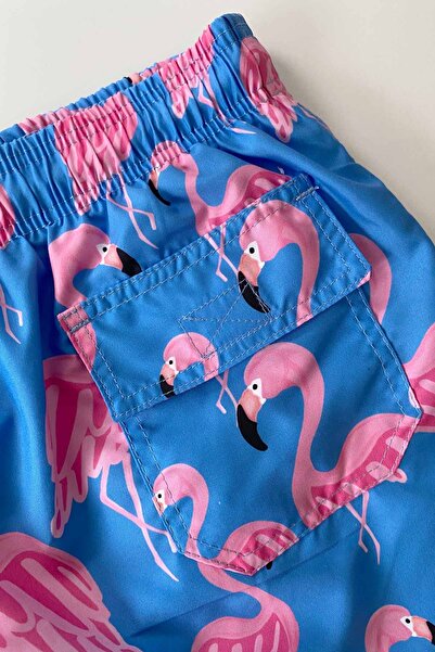 AYYILDIZ Σορτς θάλασσας 106 αγοριών με μπλε σχέδια