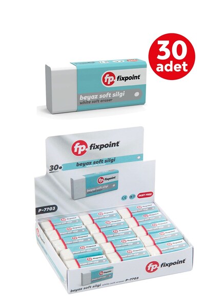 FixPoint Beyaz Silgi 30 ADET FixPoint P-7703