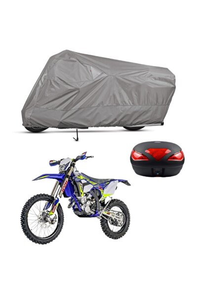 Teksin Sherco Enduro 250 Cross Arka Çanta Uyumlu Motosiklet Brandası Motor Brandası (a++kalite)