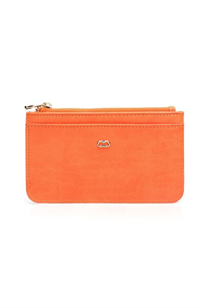 Case Look Kadın Turuncu Cüzdan July 01