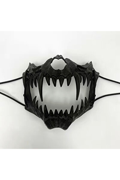 Giraffe Halloween Cadılar Bayramı Kostüm Parti Cosplay Wolf Kurt Skeleton İskelet Siyah Maske