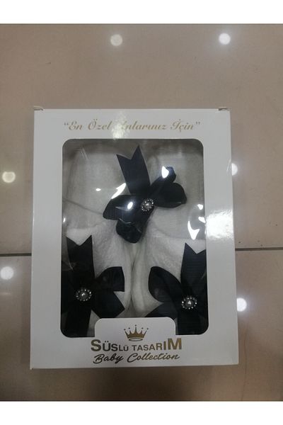 SÜSLÜTASARIM Women's Hospital - Maternity Slippers and Hair Crown Gift