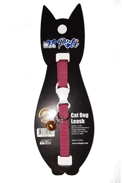 pati Puppy and Cat Neck Collar (Adjustable) Flat Fuchsia