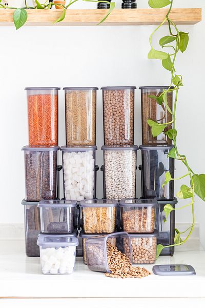 simplicity Set of 24 Tidy Square Food Storage Container