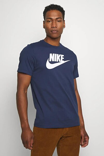 Nike Ανδρικό αθλητικό μπλουζάκι Sportswear Club Standard Cut Navy Blue
