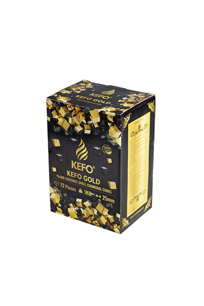 Kefo Gold Hindistan Cevizi Nargile Kömürü Standart 1kg