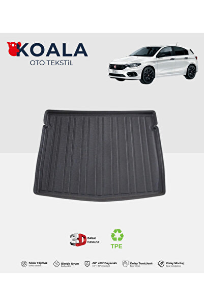 KoalaOtoTekstil Fiat Egea Hatchback (2015 ve Sonrası) 3d Bagaj Havuzu
