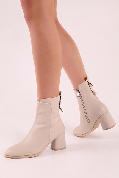 Shoeberry Γυναικείες μπότες Rien Beige Skin Beige Skin