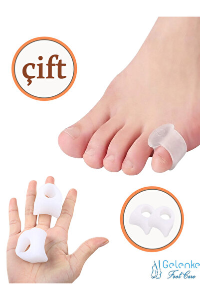 Gelenke Ayak Serçe Parmak Yüzük Parmak Arası Makaralı Silikon Nasır ve Tahriş...