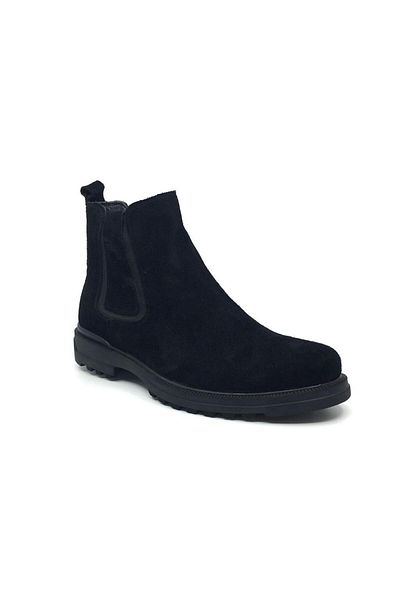 Luis Figo 100% Inside and Outside Leather Men's Daily Comfortable Winter Chelsea Boots 40-44